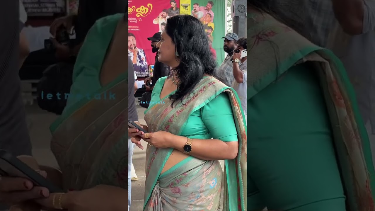 നടി അനില സാരിയിൽ  സുന്ദരിയായി പുതിയ സിനിമയുടെ പൂജയ്ക്ക് അമ്പലത്തിൽ വന്നത് കണ്ടോ? #anila