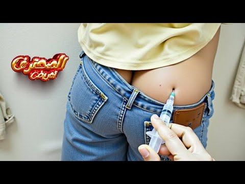 حقنة عضل لبنت فى البيت خايفة جدا وبكاء شديد  & Intramuscular injection for a girl at home