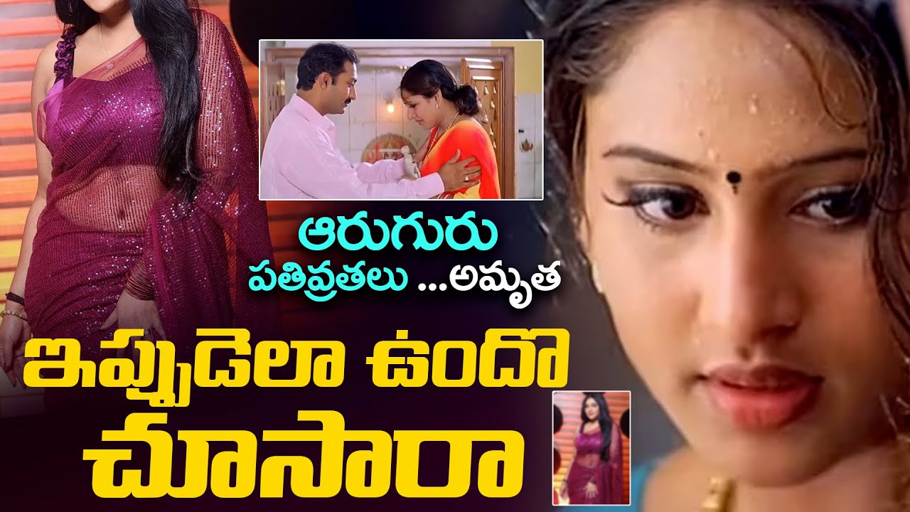 ఆరుగురు పతివ్రతలు హీరోయిన్ ఎలా ఉందొ తెలుసా ? | Aruguru Pathivrathalu Fame Amrutha | Chitramalatelugu