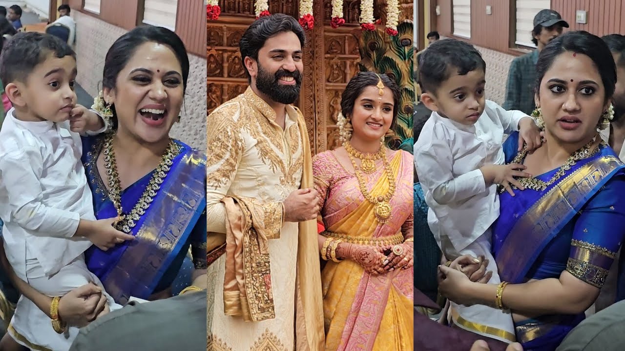കുട്ടിയെ കയ്യിലെടുത്ത് ഗോപികയുടെയും ജീപ്പിയുടെയും കല്യാണത്തിന് ഓടിയെത്തി മിയ | Gp And Gopika wedding