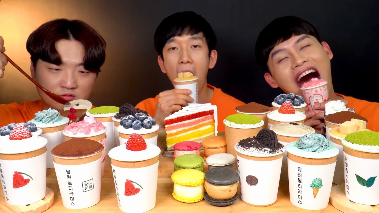대결먹방 🤼‍♂️ 성인 남자들은 디저트를 얼마나 먹을수있을까??? 🤔 How much dessert can adult men eat? Speed MuKBang~!!