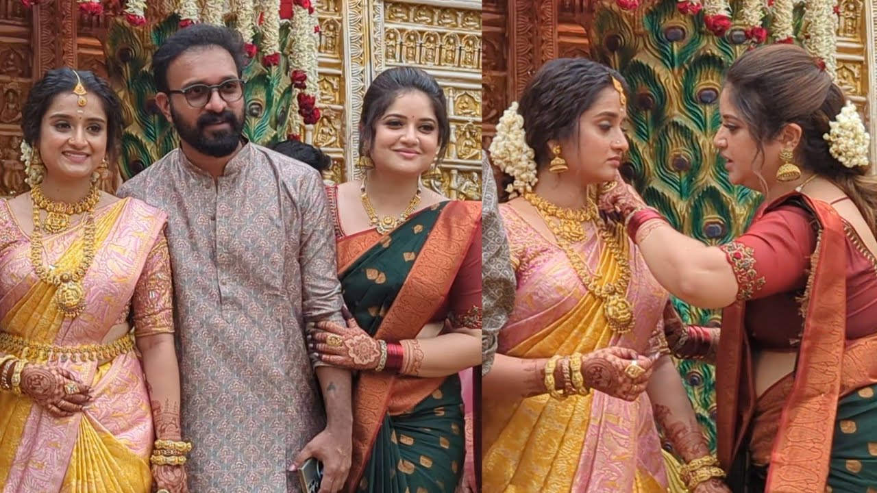 ശിവേട്ടന്റെ ഭാര്യ ഷഫ്നയ്ക്ക് ഗോപികയോടുള്ള സ്നേഹം കണ്ടോ? 😍👌 Gopika anil gp wedding shafna sajin