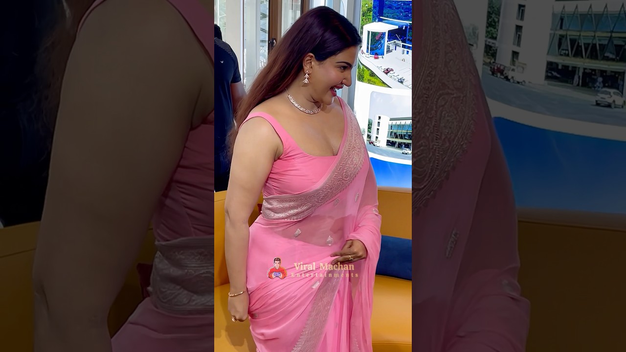 വിയർത്തു വലഞ്ഞ ഉൽഘടനത്തിന് എത്തിയ ഹണി റോസ് 🥵🤩 #saree #honeyrose