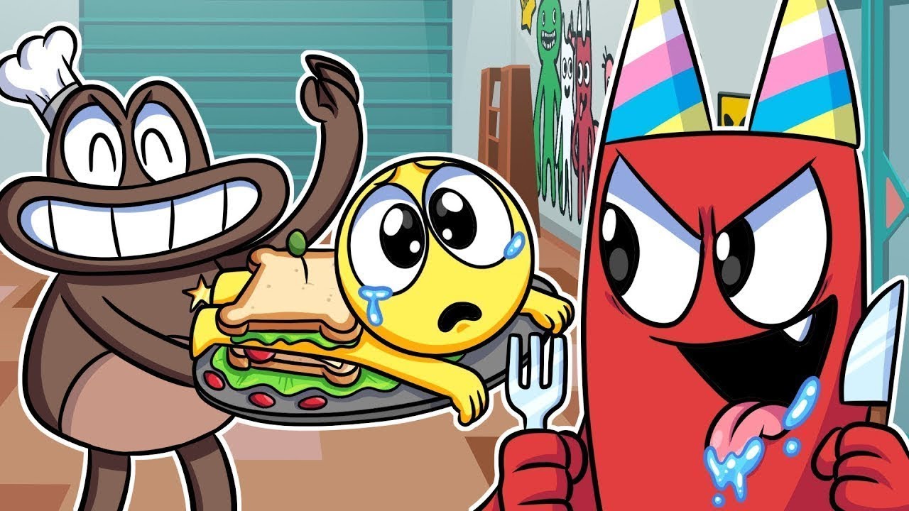 БЕСПРЕДЕЛ В САДУ БАН БАНА! | Garten of Ban Ban/Rainbow Friends - Анимации на русском