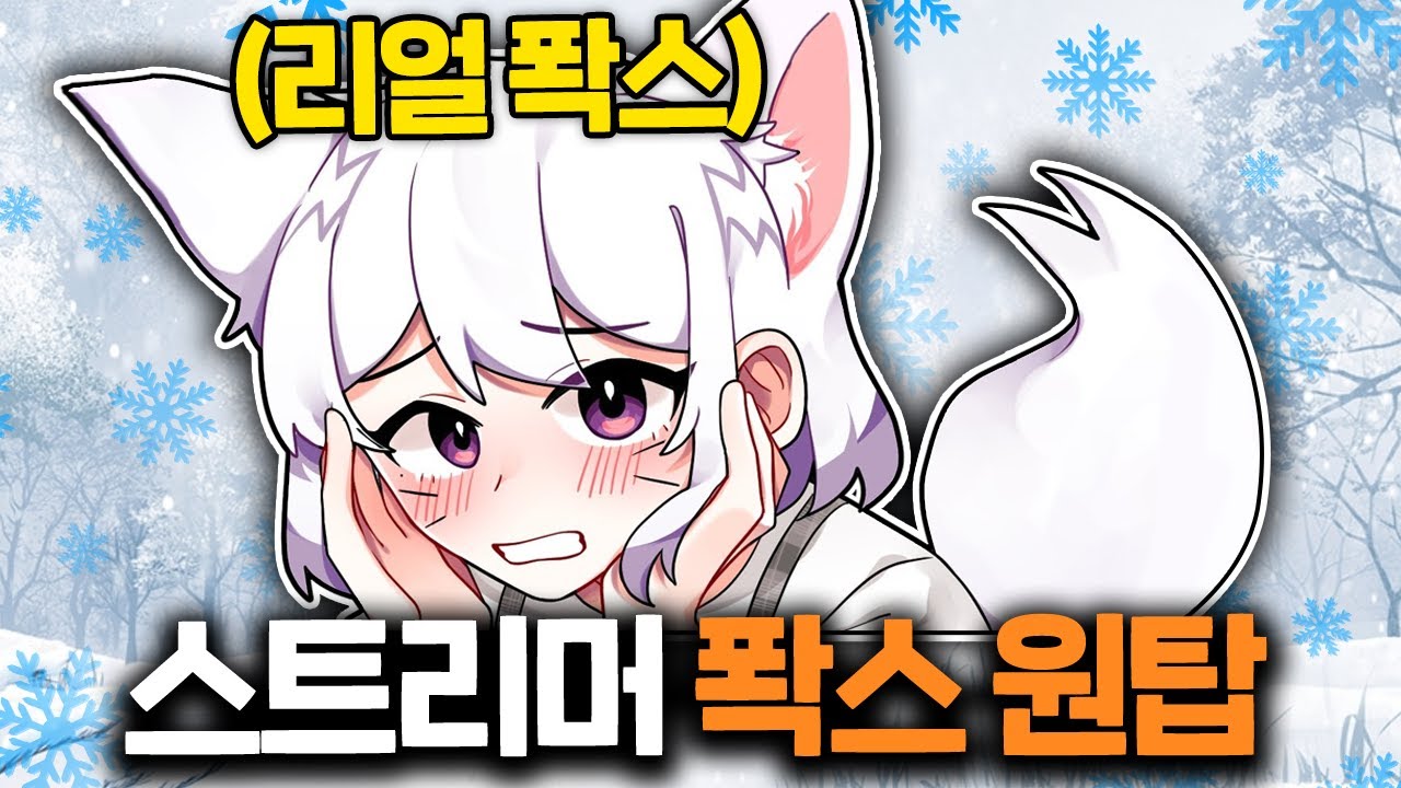 리얼 퐉스 스트리머 '설백'에 대한 13가지 TMI