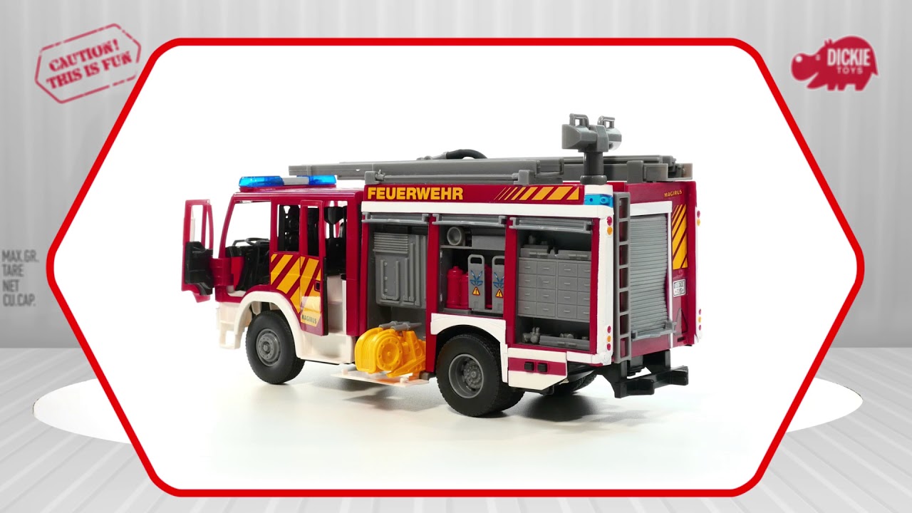 Пожарная машина с водой Dickie Toys ToyWay ru pozharnaya mashina 3717002