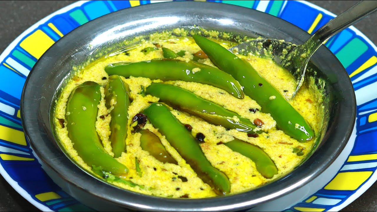 തൈരും മുളകും ഇങ്ങനെ കഴിച്ചിട്ടുണ്ടോ😋😋| Kerala Traditional Rice Side Dish| Curd Green Chilli Recipe