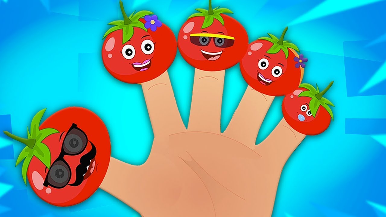 มะเขือเทศนิ้วครอบครัว | เพลงสำหรับเด็กทารก | Rhymes | Tomato Finger Family