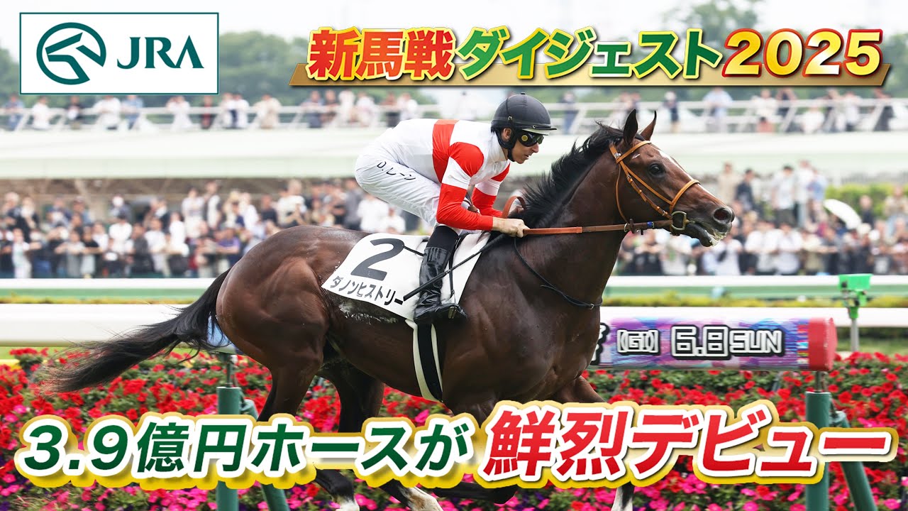 【新馬戦ダイジェスト】ダノンヒストリー・ディバインウインド ほか | 6月7日～6月8日（東京・阪神） | JRA公式