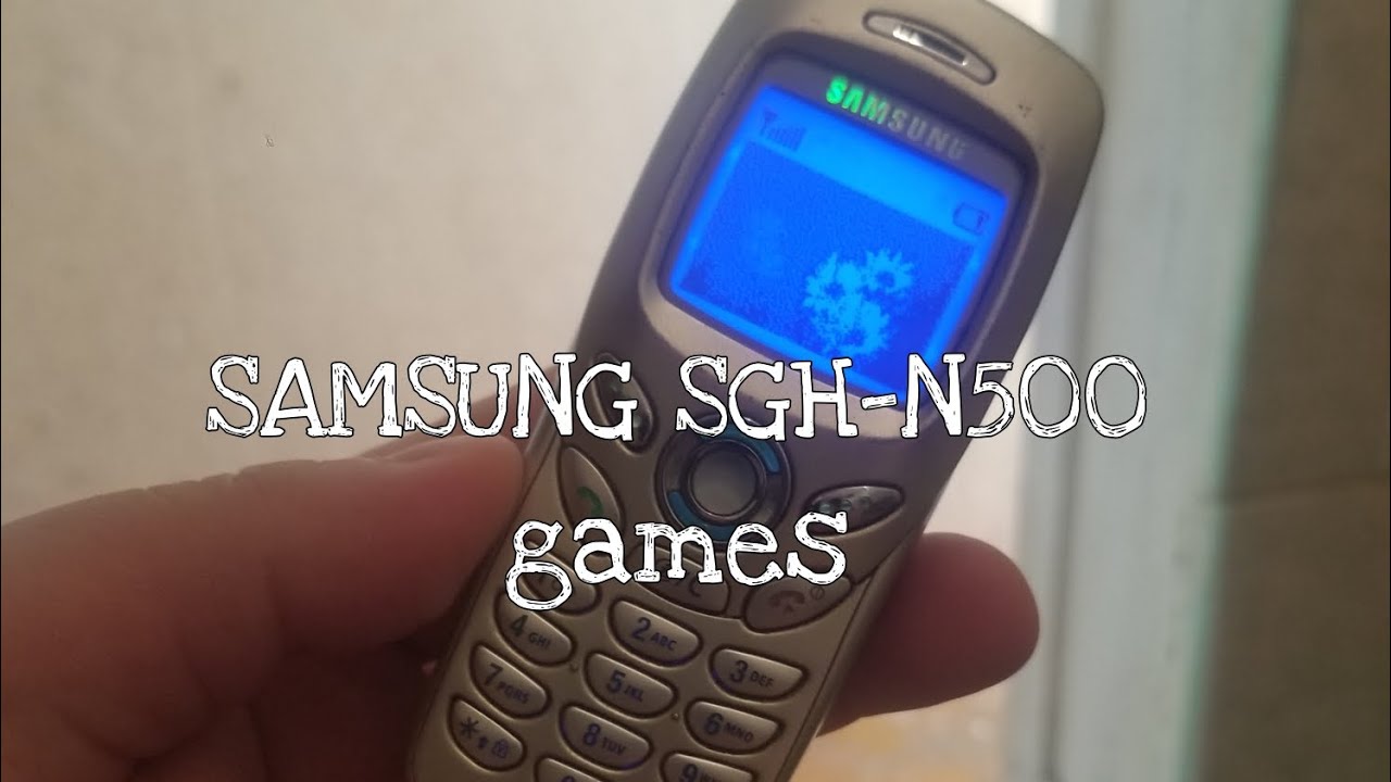 Обзор игр на SAMSUNG SGH-N500 / Games phone 🎮🕹🎲