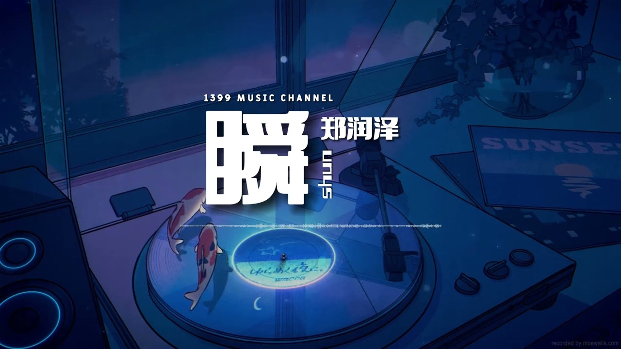 郑润泽 - 瞬 shun （ Lyrics动态歌词）【你要让时间怎么转，刚错过的怎么换，是最后最坏的打算，一尘不染 如此简单】