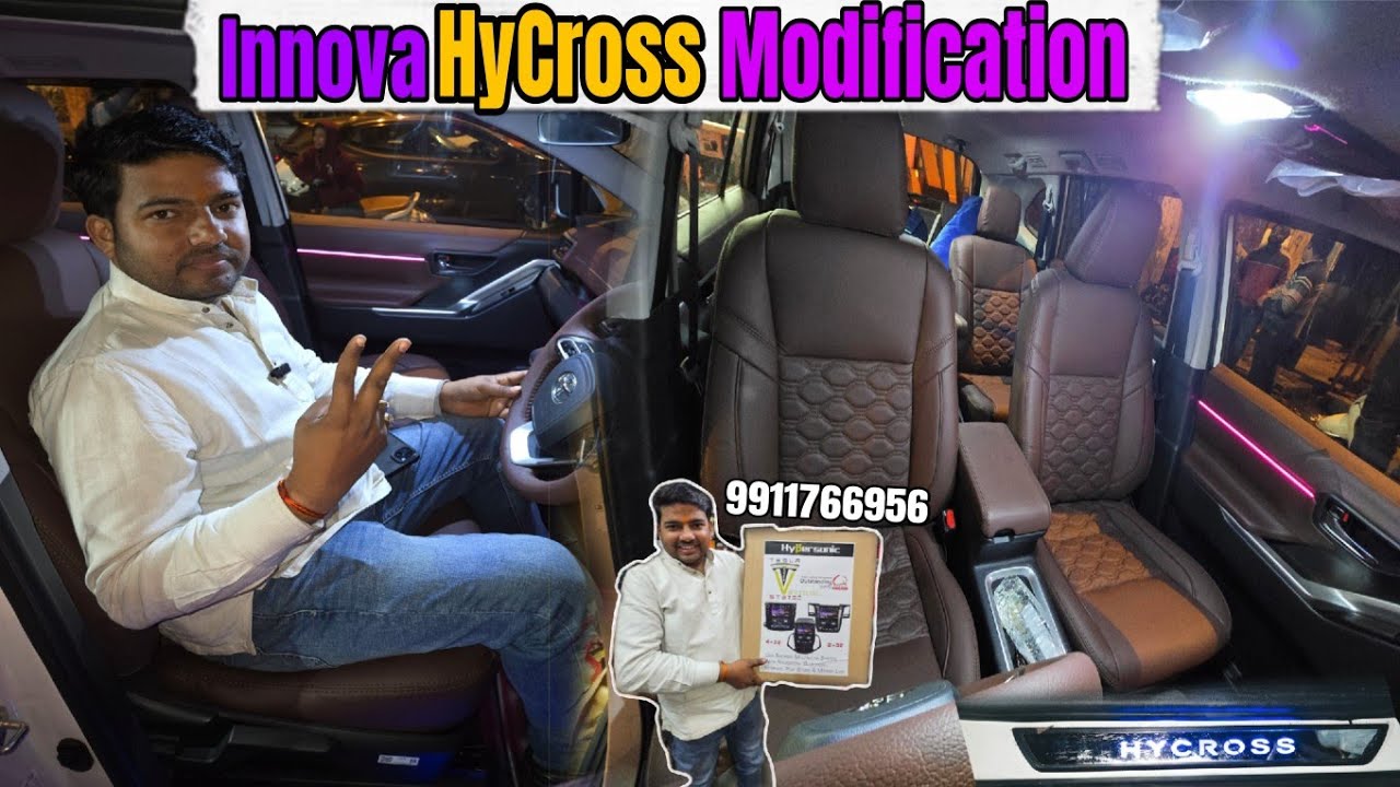 बठिंडा पंजाब  to Karol bagh Toyota Innova Hycross Interior Modification 💯