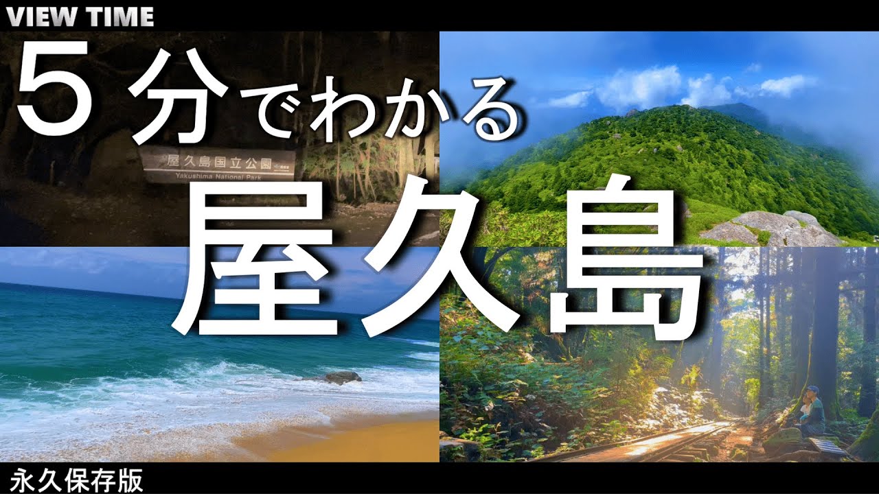 【世界自然遺産】屋久島（徹底解剖/見どころ/観光スポット全て紹介）