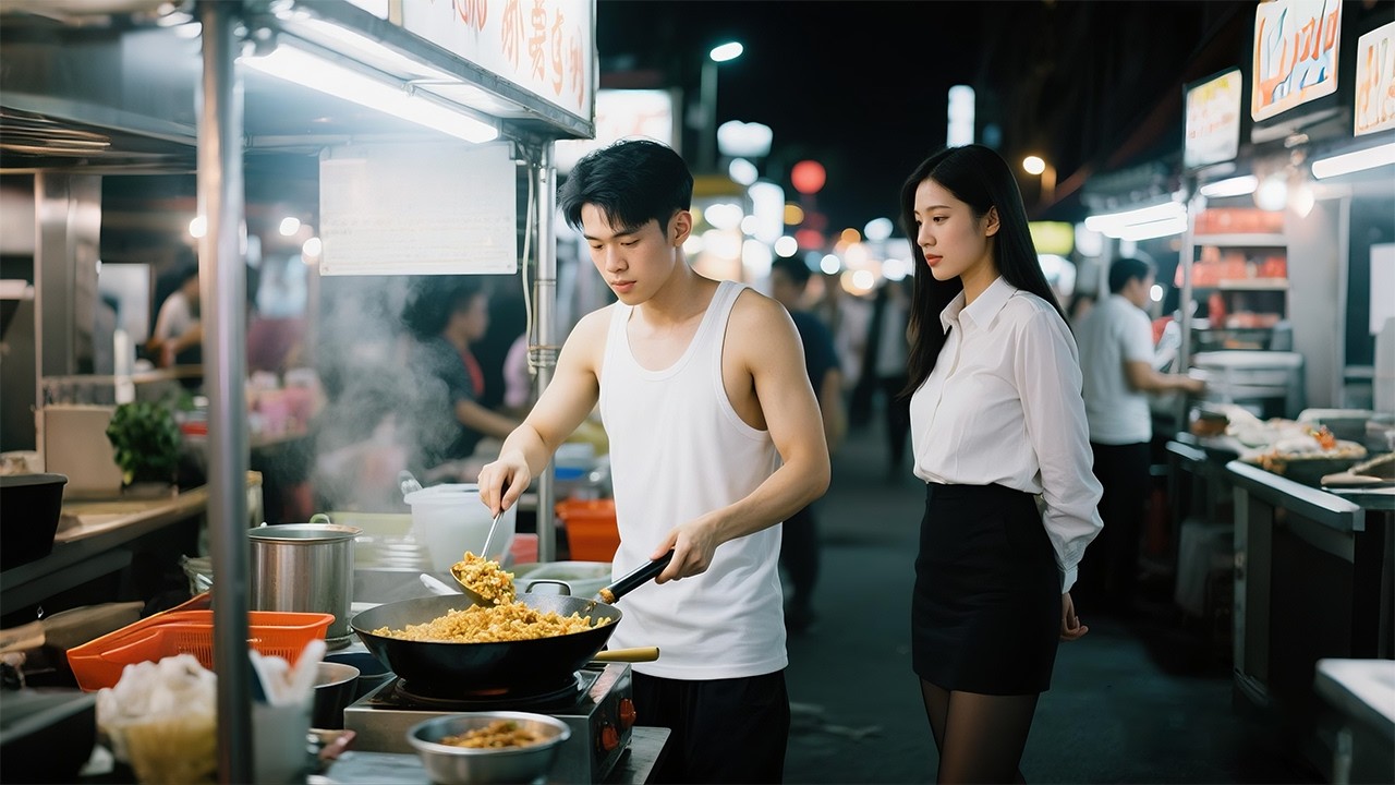 夜市惡霸欺負女孩還要砸小伙的攤位，卻不料他是隱世的無敵戰神，一刀誅惡，美女總裁奉他為主！《风云》#短劇#逆襲#最新電影#大陸電影#愛情電影#先婚后爱#好剧#复仇
