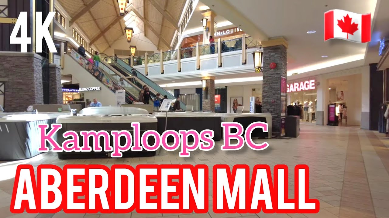 🇨🇦  [4K]  Kamloops Shopping Mall Walk, BC, Canada, June 2025