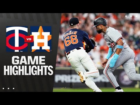 ツインズ対アストロズ 試合ハイライト (6/15/25) | MLBハイライト