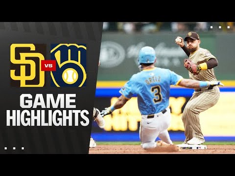 パドレス対ブルワーズ 試合ハイライト (6/7/25) | MLBハイライト