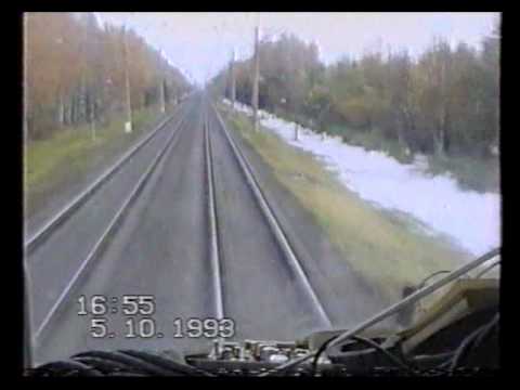 Рекордные испытания ТЭП80-0002 05.10.1993.TEP80 world speed record 271 km/h