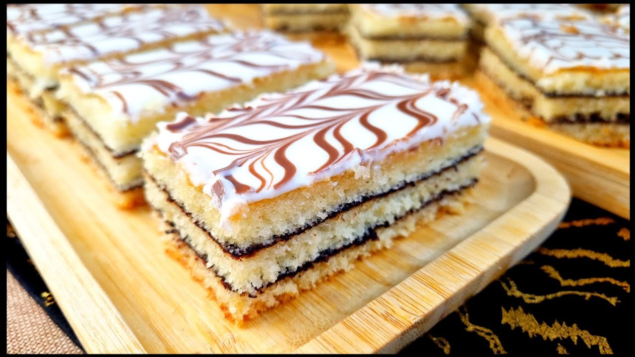 مطبخ ام وليد / كيكة الطبقات بلا تعب و بلا كريمة بطريقة سهلة و بزاف بسيطة 👍😋😍.