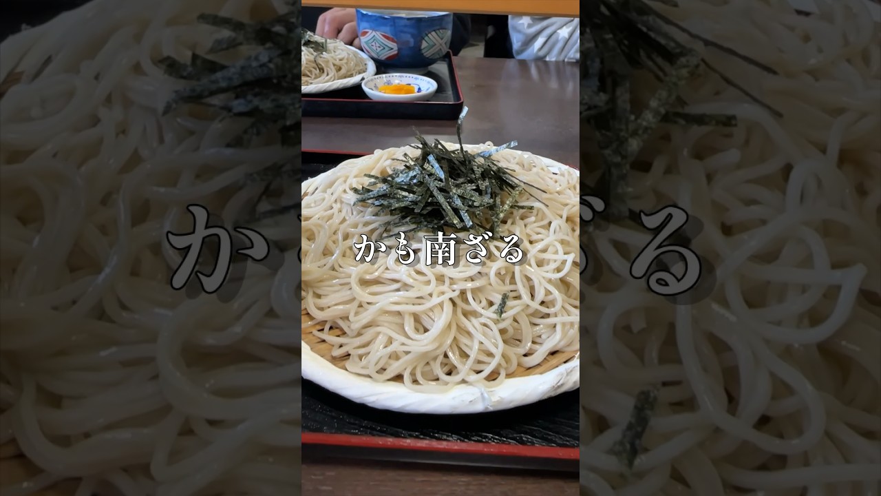 【かも南ざる】登米市/船橋や/蕎麦