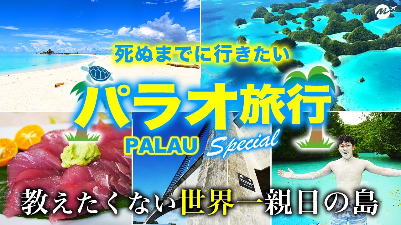 【神回】世界一親日国の人気海外ビーチリゾート?パラオ共和国が絶景・グルメと最高すぎた【離島・おすすめグルメ・街歩き・旅行】