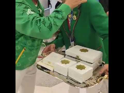 Первая олимпийская призёрка Туркменистана Полина Гурьева