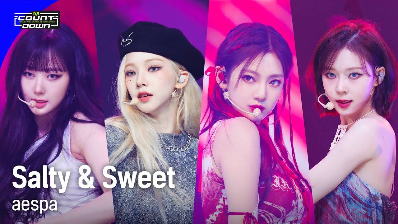 '최초 공개' aespa - Salty & Sweet #엠카운트다운 EP.796 | Mnet 230511 방송