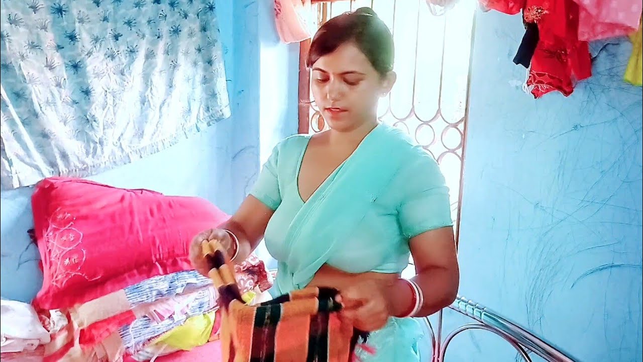 💥আজ সকাল সকাল বিছানা গুছিয়ে নিলাম।