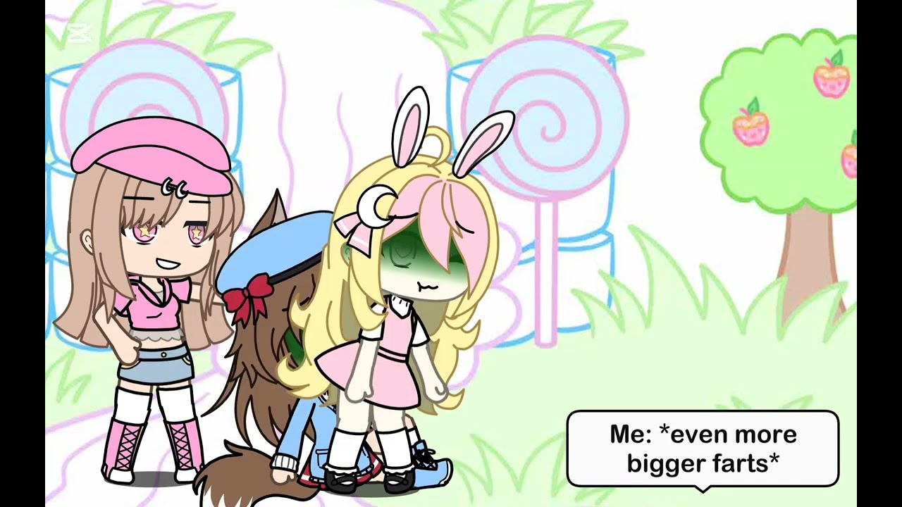 ♡ ~ 🍥Farting on @Neveah_gachalife 💨 ~ ♡ (gacha fart) [requested]