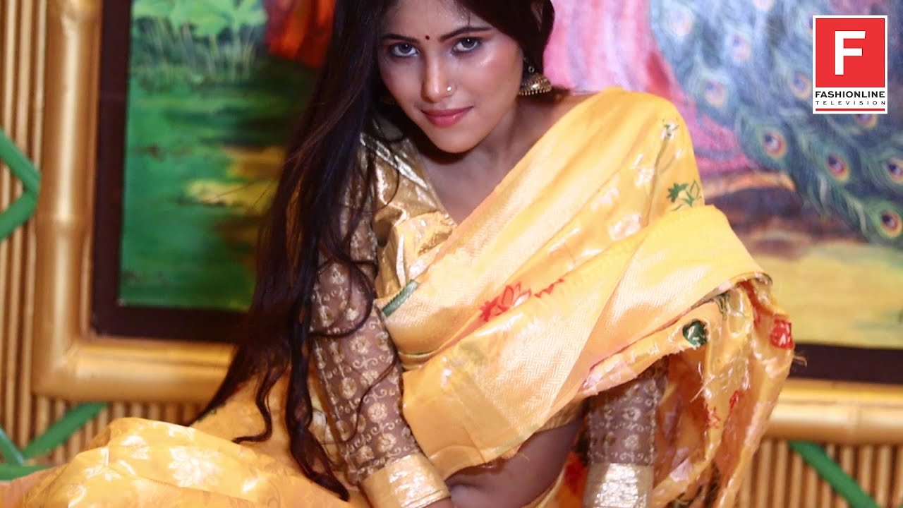 হলুদ শাড়ী I অত্রি I yellow saree I Atri I Saree shoot