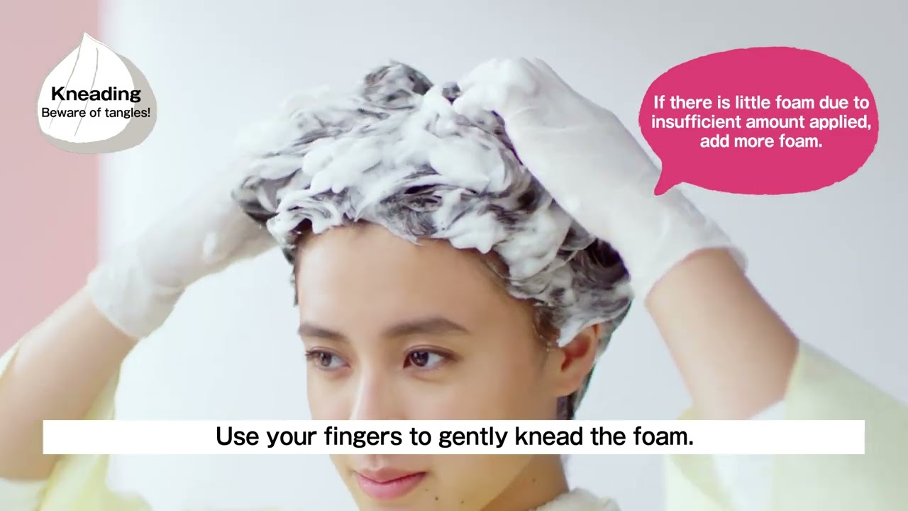 花王 リーゼ Liese Creamy Bubble Color Instructions 動画広告