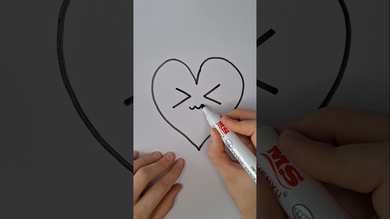 😖🤍Рисуем Сердечку | Рисуем Сердечку