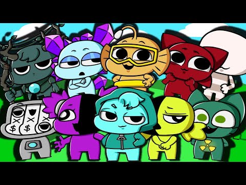 귀여운 스프런키 OC, 피라믹스 몰아보기! [ kawaii Sprunki OC, Pyramixed Complete edition ]
