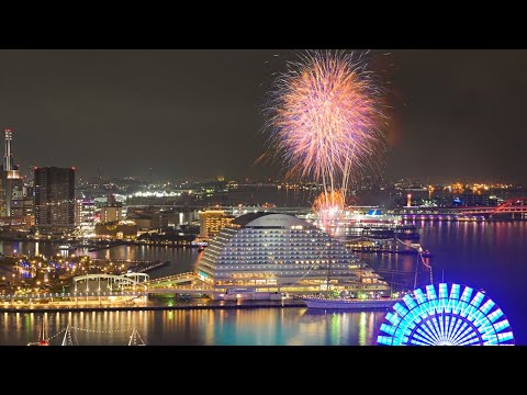 大輪の花火、神戸港を彩る　５日間の分散型、毎日７００発打ち上げ