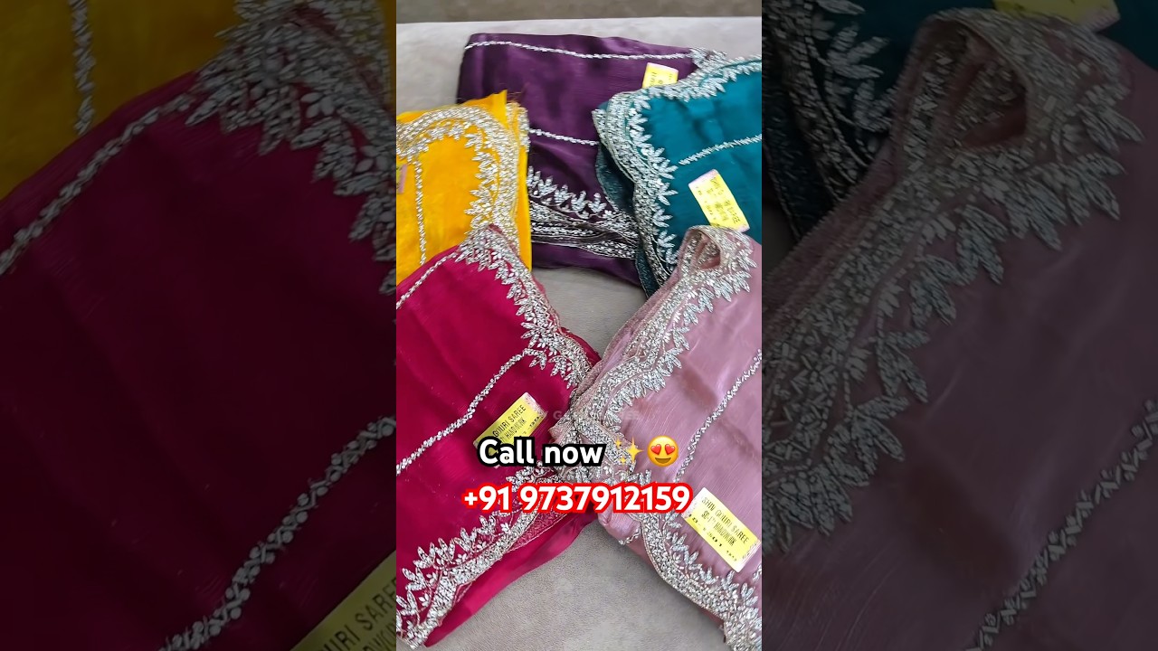 शानदार ✨😍 saree collection milegi yaha | shiv Gauri saree Surat | Surat wholesale saree #mast