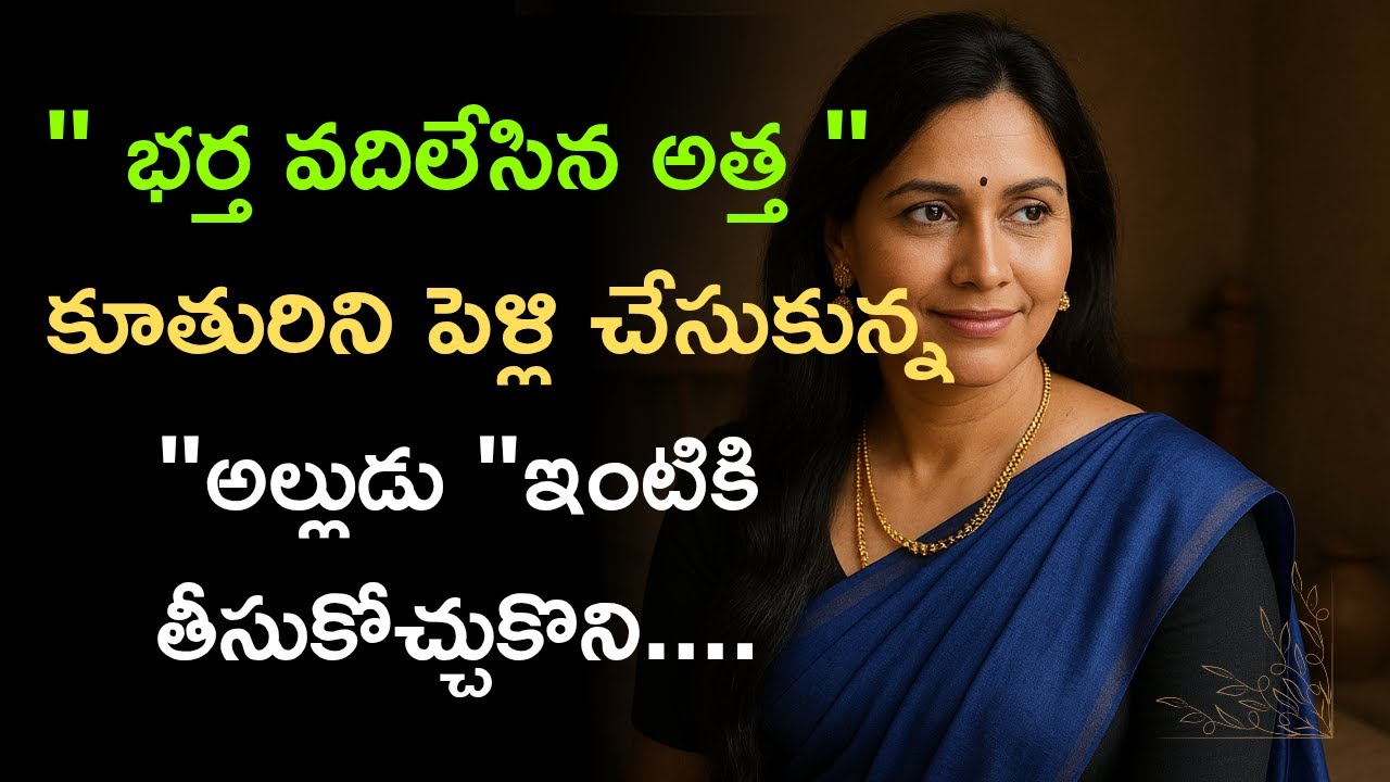 అత్తని తెచ్చుకున్న అల్లుడు - భర్త వదిలేసిన అత్త హార్ట్ టచింగ్ 💔 ఎమోషనల్ 😭స్టోరీ