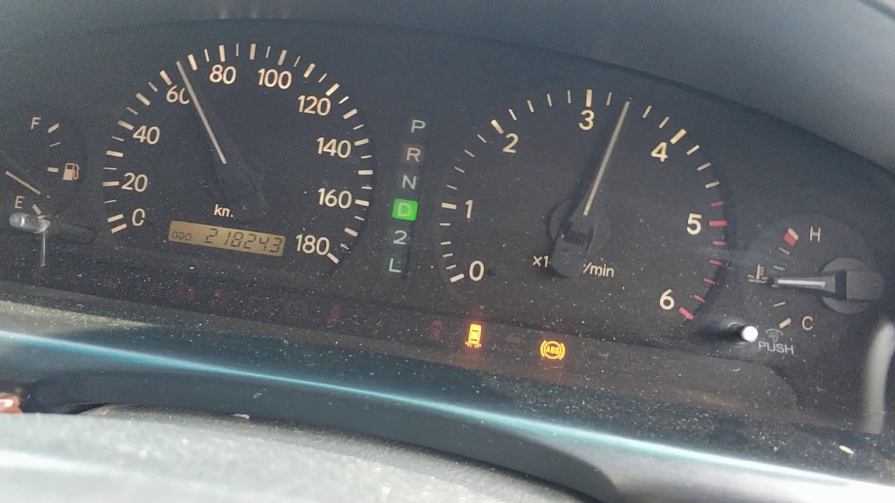 Разгон 0-100 toyota cresta 2l-te diesel acceleration