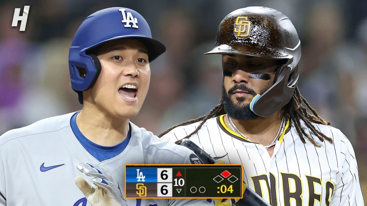 ドジャース対パドレス😱 クレイジーな10回裏MLBフィニッシュ🔥 2025年6月9日