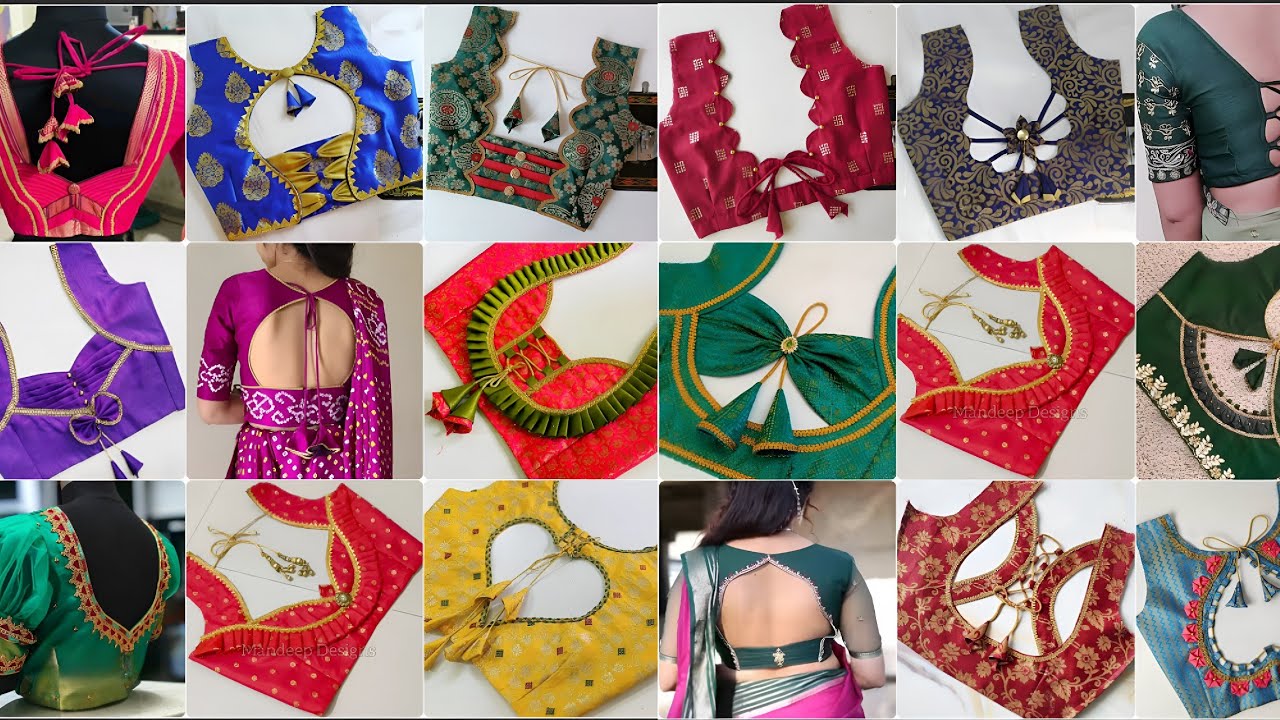 🎊 25+ Latest Blouse Designs/Blouse back neck Design new/New Blouse Designs/Blouse ki design back