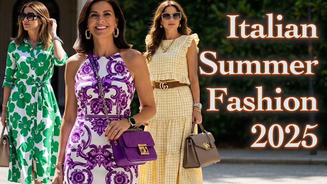 🌶️ 35°C/95°F Italian Summer Fashion 2025. Top Summer Sundress Trends. Dolce & Gabbana, Chanel, Prada