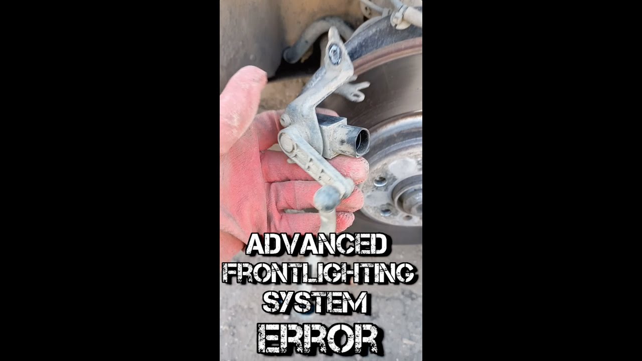 ✅ AFS error replacing the suspension level sensor Audi Q5 headlight correction error Audi Q5