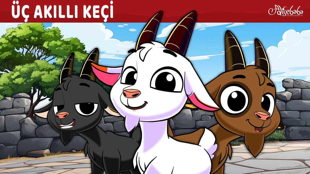 Üç Akıllı Keçi Masalı 🐐 | Adisebaba Masallar