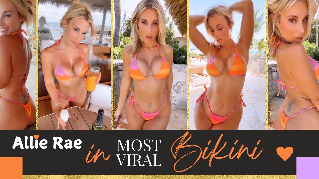 🍊 ALLIE RAE | Most Viral Bikini Compilation #allierae #bikinis #model