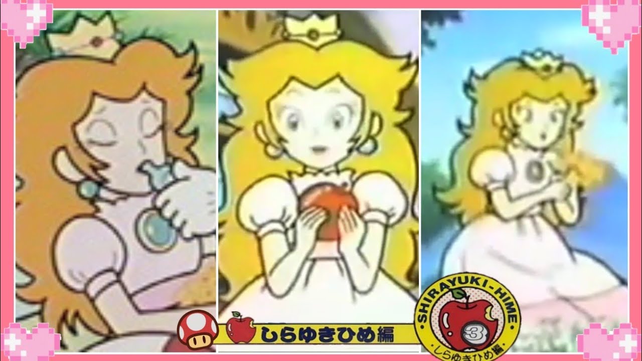 🌸 Amada Anime Series: Super Mario Bros (Snow White)  All Peach Scenes 🌸