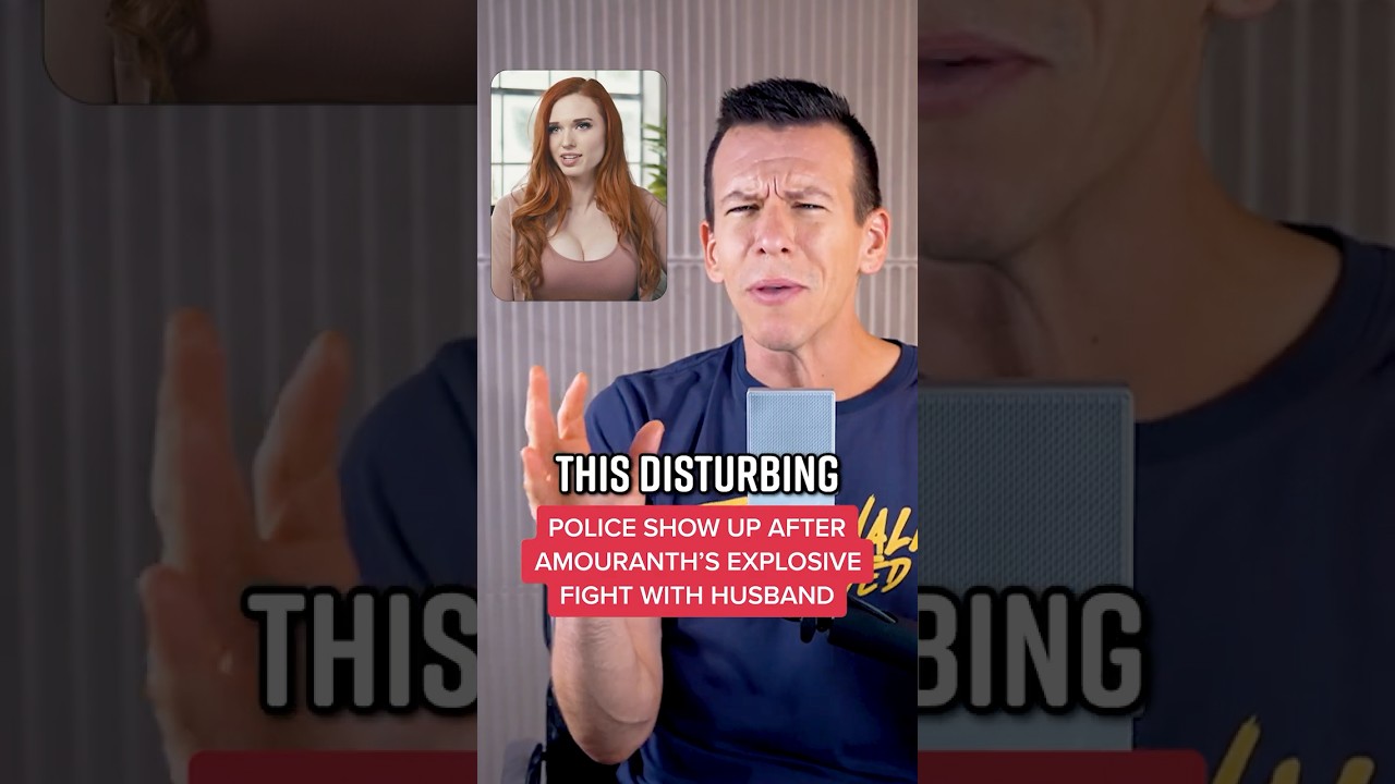 🚨 Amouranth Livestreams Explosive Fight with Husband — Police Show Up Mid-Stream