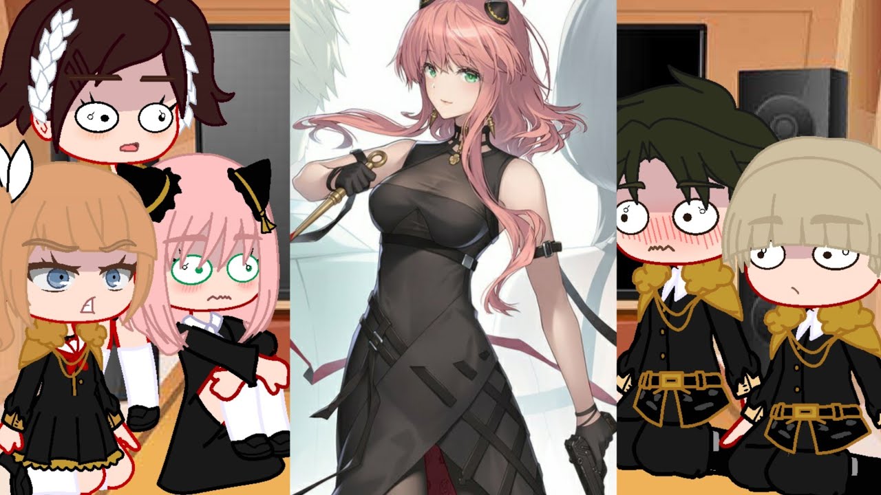 👒 Anya's classmates + Damian's FANGIRLS react to Anya x Damian,Gacha club,Spy x family,COMPILATION 👒