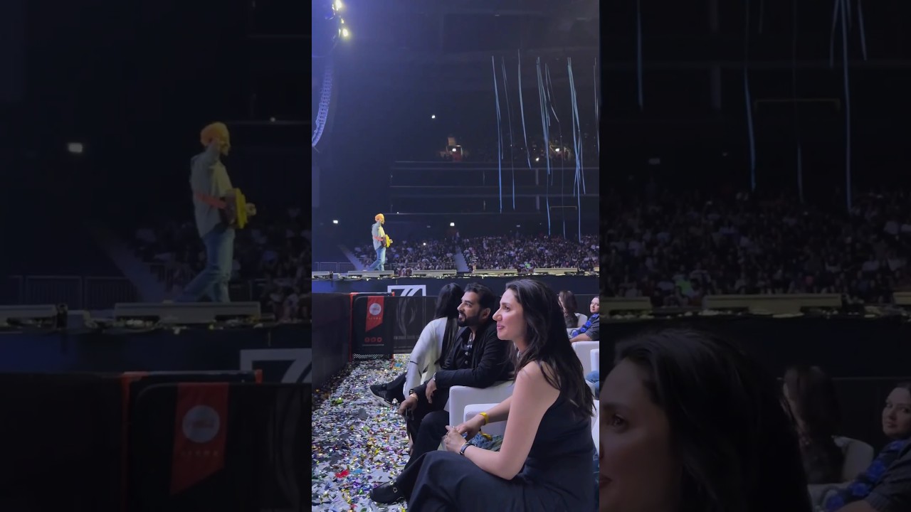 💕 #arijitsingh introduces #mahirakhan to #audience in his #liveconcert #shorts