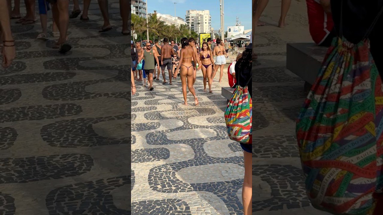 🇧🇷☀️ Arpoador Boardwalk | Rio de Janeiro Beach 🌊🏖️