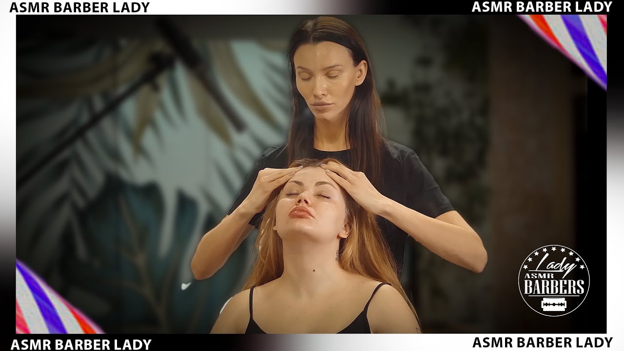 💈 ASMR Hair Massage by Barber Lady Adel