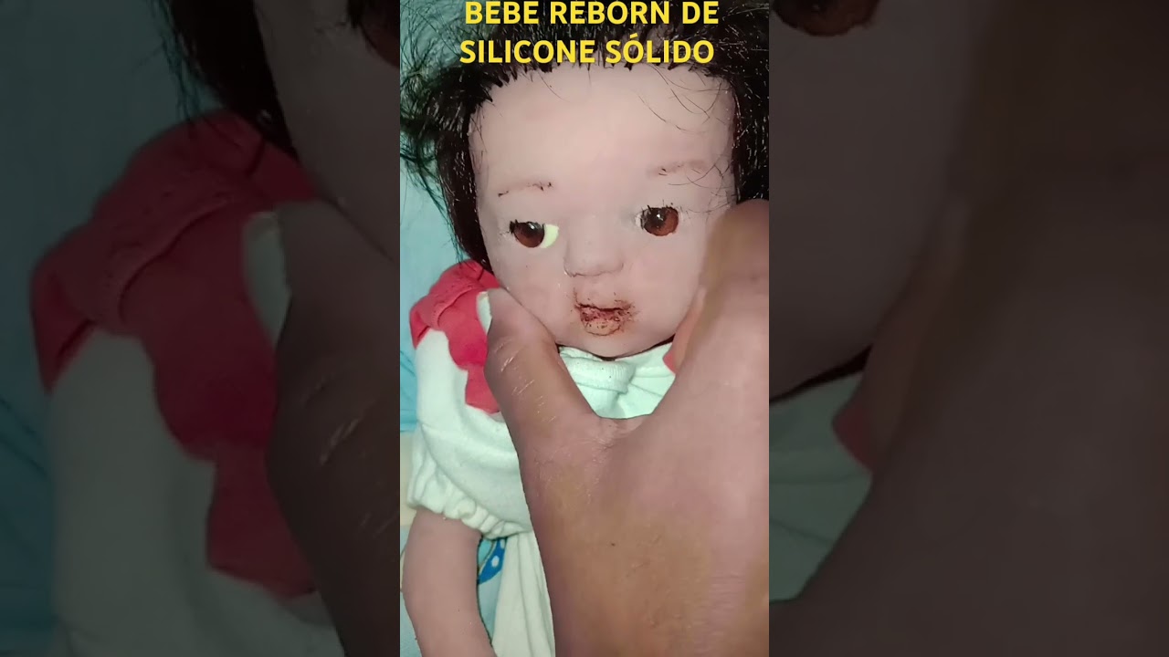 🥰 BEBÊ REBORN DE SILICONE SÓLIDO ❤️#beberebornrealista #bebêreborn #bebereborn